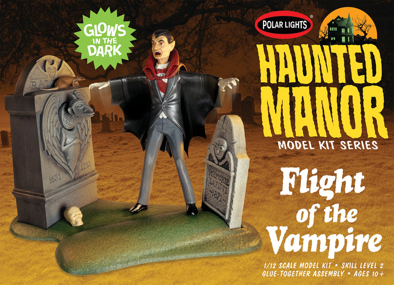 Polar Lights 1/12 977 Haunted Manor, Flight of the Vampire