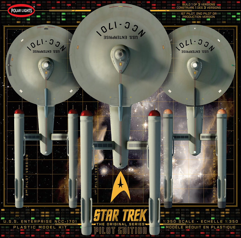 Polar Lights 1/350 993M Star Trek: The Original Series, USS Enterprise NCC-1701 Pilot Edition