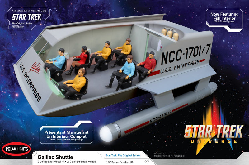 Polar Lights 1/32 995M Star Trek: The Original Series, Galileo Shuttle with Interior