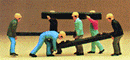 Preiser HO 10034 Track Workers with Ties (6)