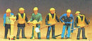 Preiser HO 10035 Sewer and Road Construction Crew (6)