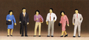 Preiser HO 10119 Standing Japanese Pedestrians (6)