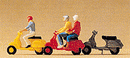 Preiser HO 10128 Motor Bikes and Rider Set (3)