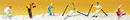 Preiser HO 10313 Downhill Skiers (6)