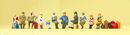 Preiser HO 10317 Seated Passengers in Winter Clothes (11)