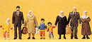 Preiser HO 10343 Travelers (6)