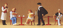 Preiser HO 10368 Tourists, Waiter and Artist (5)