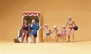 Preiser HO 10438 Sun Bathers with Beach Hut (6)