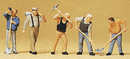 Preiser HO 10461 Workers with Picks and Shovels (5)