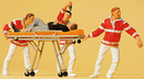 Preiser HO 10532 Paramedics with Stretcher (4)