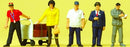 Preiser HO 10571 Chinese Railway Personnel with Cart (5)