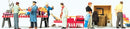 Preiser HO 10623 Flea Market/Garage Sale Set with Accessories Set