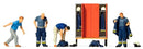 Preiser HO 10642 Firemen Preparing for Fire Run (4)