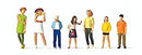 Preiser HO 10698 Standing Youth (7)