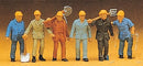 Preiser HO 14033 Railroad Track Workers (6)