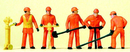 Preiser HO 14035 Track Workers (5)