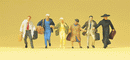 Preiser HO 14068 Travelers Hurrying (6)