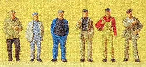 Preiser HO 14087 Walking Workers (6)