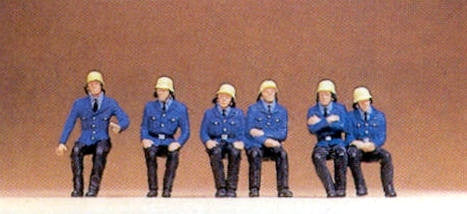 Preiser HO 14207 Seated Firemen (6)