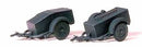 Preiser HO 16574 Ammunition Crates and Trailers