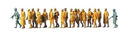 Preiser HO 16577 Unpainted German Guards Escorting Russian Prisoners WWII (22)