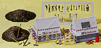 Preiser HO 17179 Telephone Construction Site