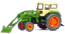 Preiser HO 17924 Duetz Tractor D6206 with Enclosed Cab, Snow Plow Kit
