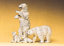 Preiser HO 20384 Polar Bears (4)