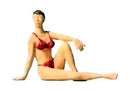 Preiser HO 28072 Female Bather Seated