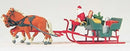 Preiser HO 30448 Horses and Sleigh with Father Christmas