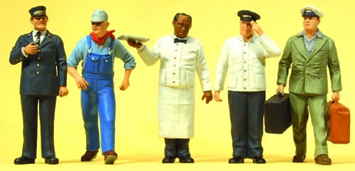 Preiser O 65355 US Railroad Personnel (5)
