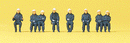 Preiser N 79172 Seated Firemen (8)