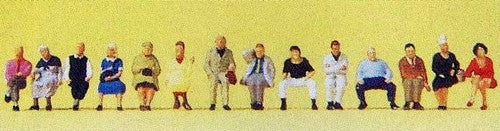 Preiser N 79199 Seated Passengers (14)