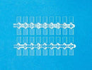 Preiser HO 97001 Clear Base Plates (108)