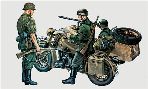 Italeri 0315 - SCALE 1 : 35 BMW R75 with sidecar