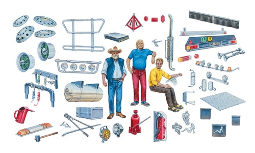 Italeri 0720 TRUCK ACCESSORIES 1:24
