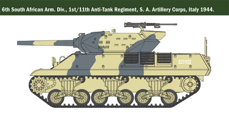 Italeri 15758 - SCALE 1 : 56 M10 Tank Destroyer