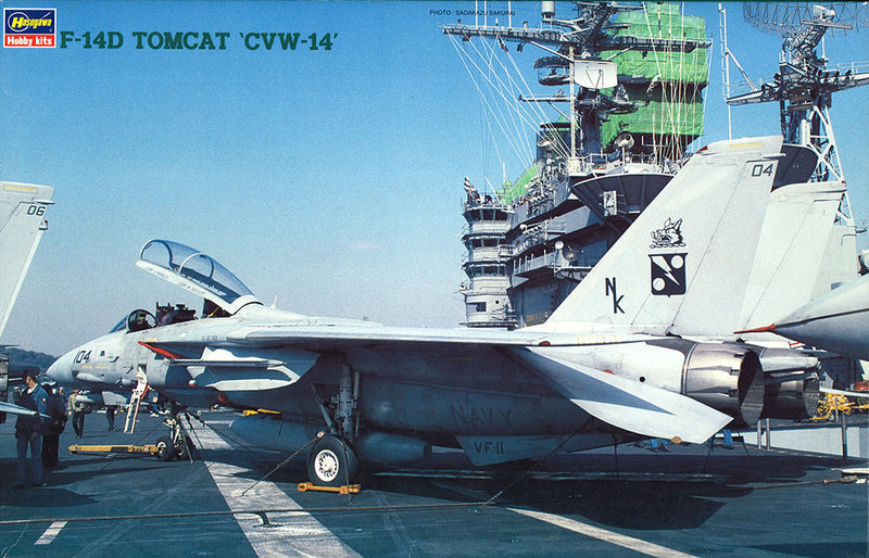 Hasegawa Models 7212 F-14D Tomcat “CVW-14” 1:48 SCALE MODEL KIT