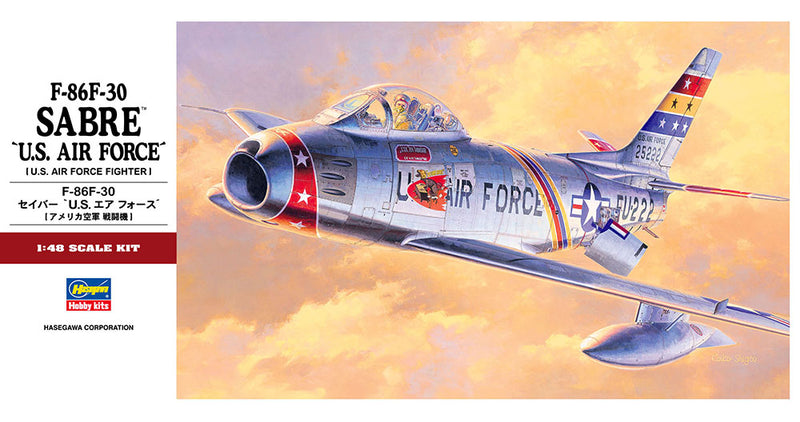 Hasegawa Models 7213 F-86F-30 Saber “US Air Force” 1:48 SCALE MODEL KIT