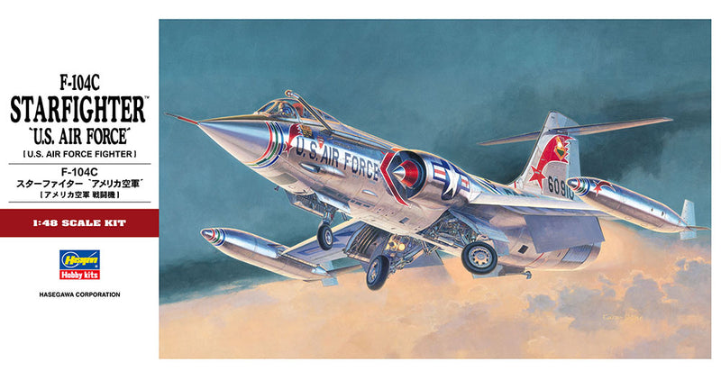 Hasegawa Models 7219 F-104C Starfighter “United States Air Force” 1:48 SCALE MODEL KIT