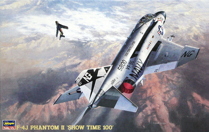 Hasegawa Models 7206 F-4J Phantom II “Showtime 100”/One Piece Canopy 1:48 SCALE MODEL KIT