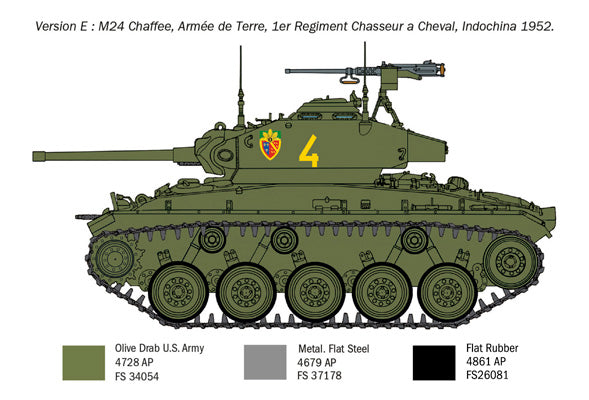 Italeri 6587 - SCALE 1 : 35 M24 Chaffee Korean War