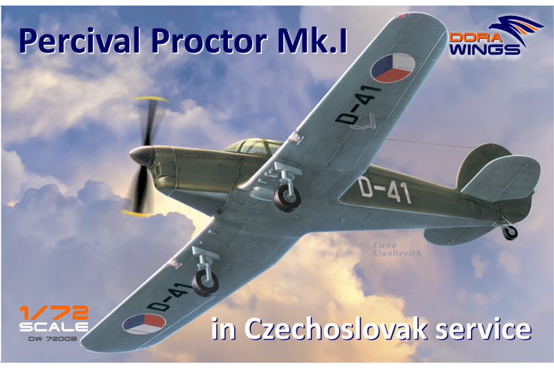 Dora Wings 1/72 Percival Proctor Mk.1 marking of Czechoslovakia