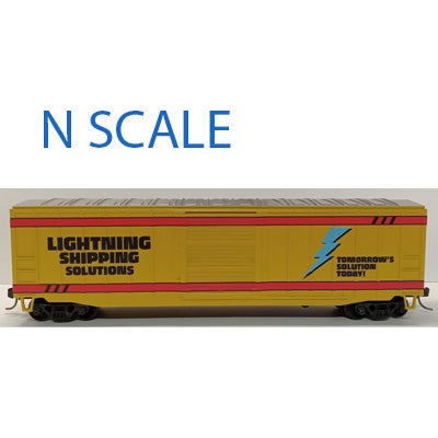 Value Trains USA N N10054-LI Boxcar, Lightning Shipping Solutions