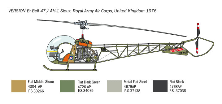 Italeri 2820 - SCALE 1 : 48 OH-13 Sioux