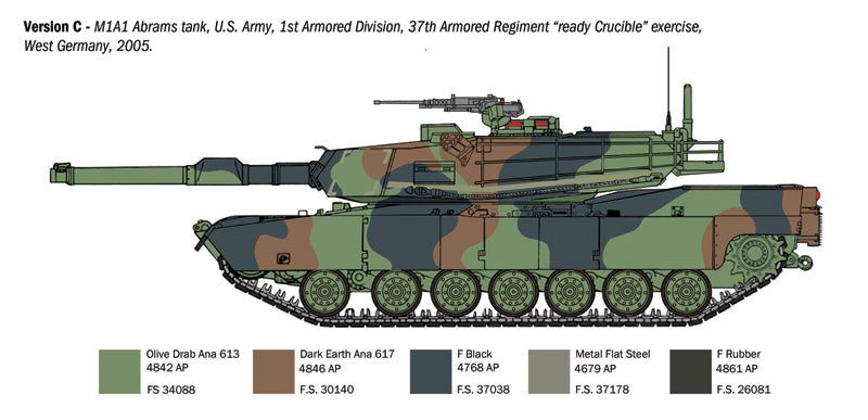 Italeri 6596 - SCALE 1 : 35 M1A1 Abrams