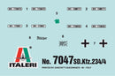 Italeri 7047 Sd. Kfz. 234/4 1:72