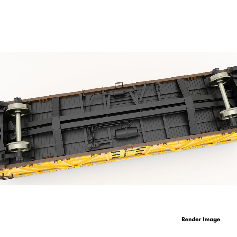 Rapido 177202 HO FGE R7 Reefer: FGE - Brown Roof Scheme: 6-Pack