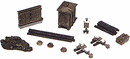 Railway Express Miniatures N 2151 Railroad Mainline Detail Set Kit