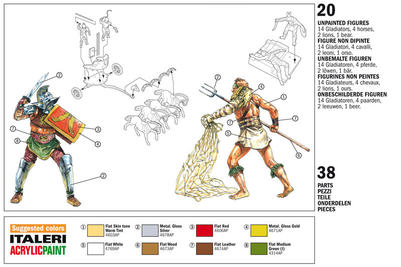 Italeri 6062 - SCALE 1 : 72 Gladiators